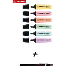 Stabilo Boss Pastel 6'lı ve Rotring 300 Kalem Seti