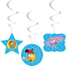 Kikajoy Kral Şakir Action Tavan Sarkıt Süs 6lı