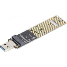 Alfais 4767 M.2 Nvme SSD To USB 3.0 Pci-E Express M-Key Kutu Dönüştürücü Adaptör Çevirici