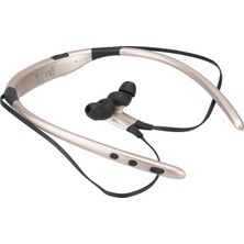 Hytech HY-XBK100 Boyun Askılı Mıknatıslı Bluetooth Spor Kulak Içi Kulaklık Mikrofon Beyaz