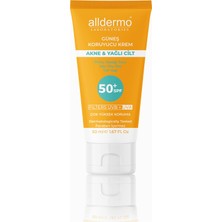 Alldermo & Yağlı Cilt Güneş Koruyucu Krem SPF50+ 50ML