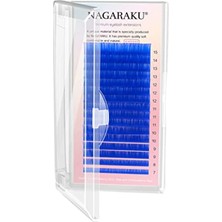 Nagaraku 0.10D Mix Sgs Msds Renkli Ipek Kirpik(Mavi)