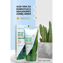 Lebelage Yatıştırıcı, Nemlendirici Aloe Vera Spf 50 + Pa +++ Güneş Kremi Moisture Aloe Sun Cream