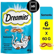 Dreamies Somonlu Kedi Ödül Maması 6X60GR