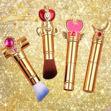 Eda Luxury Beauty Profesyonel Kabuki Fondöten Makyaj Fırçası Kapaklı Düz Kapatıcı Yumuşak Blender Makeup Brush