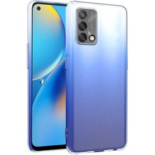 Tekno Grup Oppo A74 4g Kılıf Lüx Şeffaf Süper Silikon Kılıf + Cam Ekran Koruyucu