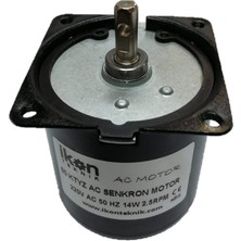 Ikon Ac Senkron Motor 60 Ktyz 2,5 Rpm 14W Viyol Motoru, Viyol Çevirme Motoru