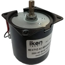 Ikon Ac Senkron Motor 60 Ktyz 2,5 Rpm 14W Viyol Motoru, Viyol Çevirme Motoru