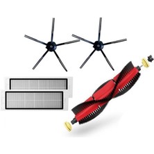 Roborge S5 Max Siyah Uyumlu 5'li Yedek Parça Seti - Roborge