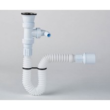 Japar Çatallı Lavabo Sifonu 50 mm