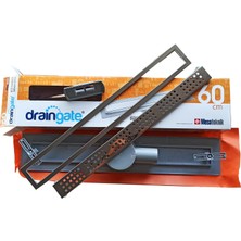 Mesa Teknik Ø50 Draingate Mts 9350-60I Duş Kanalı Yer Süzgeci Izolasyonlu Paslanmaz Yandan Çıkışlı 60 cm