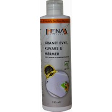 Hena Surface Granit Evye Kuvars Mermer Yüzey Onarım ve Temizlik Solüsyonu 250 ml