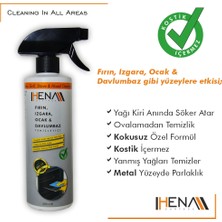 Hena Surface Fırın Izgara Ocak Davlumbaz Temizleyici ve Yağ Çözücü 500 ml