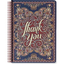 Keskin Color 17X24 Düz Defter Wallart Thank You