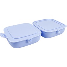 Decobella 2 Bölmeli Beslenme Kutusu-Çift Kapaklı Beslenme Kabı-Feeder Box