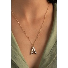 Yavuz Kuyumculuk Altın Kalemli Harf Kolye 45 cm