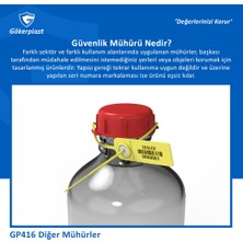 Gökerplast Plastik Gp-Mühürlü Plastik Numune Şişesi 1lt / 10 Adet