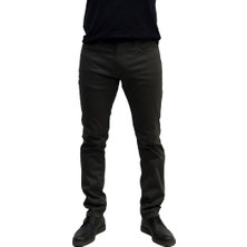 Amor Man Bambu Dokuma Qr Kodlu Fermuarlı Regular Fit 5 Cep Klasik Erkek Kanvas-Kot Pantolon