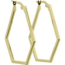 İryum 14 Ayar Altın Petek Küpe 4E02333