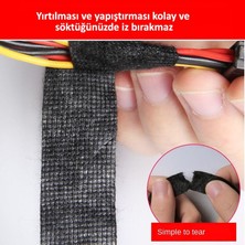 Technosmart Bez Bant Tüylü Yanmaz Bant Kumaş Kablo Sarma Bantı 15 M 19 mm