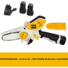 Sturdy Magic Saw X-Torq 1800 Li-On Akülü Dal Kesme Çift Akülü Testere Bıçkı Makinası