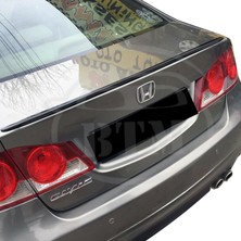 BTM Otomotiv Honda Civic Fd6 Bagaj Üstü Spoiler Piano Black