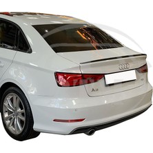 BTM Otomotiv Audi A3 Sedan Bagaj Üstü Spoiler Piano Black