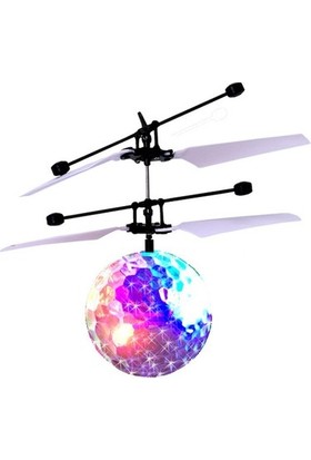 Elit Oyuncak Drone El Sensörlü Uçan Top Renki Işıklı Uçan Top Helikopter Sensörlü Şarjlı