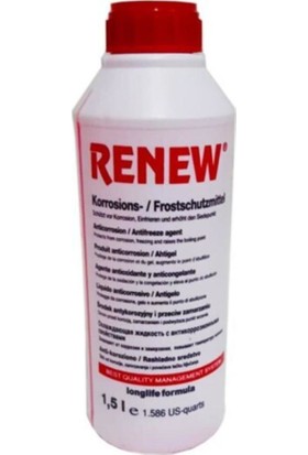 Renew Antifriz -40 Derece Kırmızı 1,5 Lt