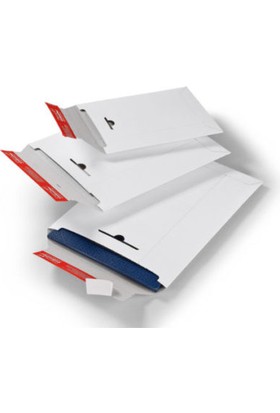 Unipak Beyaz Bant Yapıştırmalı Zarf Kutusu 22X30X3 5 cm 25 Adet