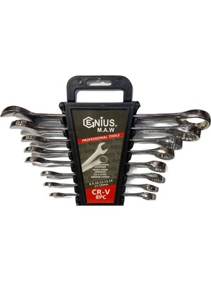 Genius Kombine Anahtar Takımı 8 Parça
