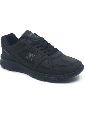 Luttoon Erkek Günlük Rahat Mevsimlik Hafif Bağcıklı Spor Yürüyüş Ayakkabı 36-44 36 Siyah - Siyah Taban