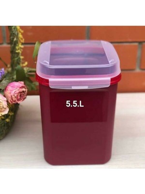 Tupperware Özel Kare 5.5 Litre Saklama Kabı