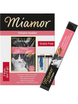Miamor Cream Malt Mayalı ve Peynirli Kedi Ödülü 3 Kutu
