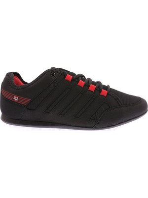 MP Erkek Siyah-Kırmızı Spor Ayakkabı 212-1088MR 100