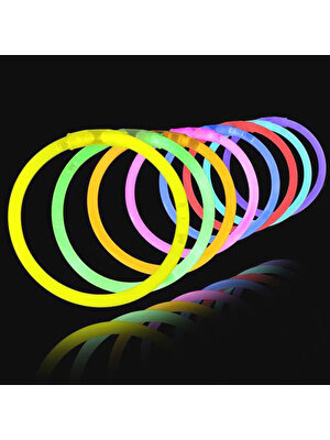 ERPA ToysShop Glow Stick Fosforlu Neon Bileklik 50 Adet