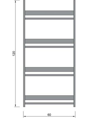 Ersa Wood Montessori Kitaplık Eğitici Çocuk Kitaplığı 4 Raflı %100 Mdf