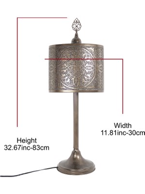 Atölye Lamp Design Delikli Masa Lambası D-O1-M