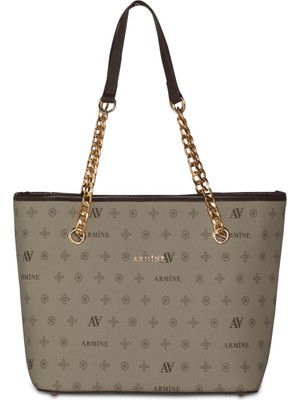 Armine  Kadın El ve Omuz Çantası 271 21KD1523 Vizon