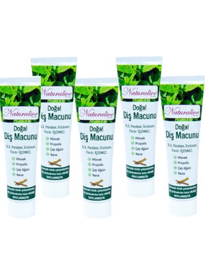 Naturalive Diş Macunu 5'li Set