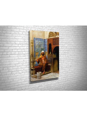 Tablo 360 Ludwin Deutsch- The Smoker Kanvas Tablo