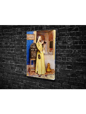 Tablo 360 Osman Hamdi- Ab-I Hayat Çeşmesi Kanvas Tablo