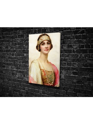 Tablo 360 William Clarke Wontner- An Elegant Beauty Kanvas Tablo