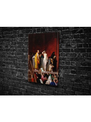 Tablo 360 Jean- Leon Gerome- Slave Market In Rome Kanvas Tablo