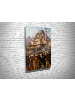 Tablo 360 Fausto Zonaro- Galata Köprüsü Kanvas Tablo