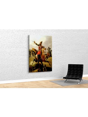 Tablo 360 Tadeusz Brodowski- Circassian On Horseback Kanvas Tablo