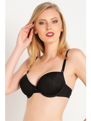 Magic Form 2769 Kadın Siyah Çıkarılabilir Destekli Düz Sütyen