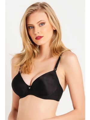 Magic Form 2050 Kadın Siyah Düz Kumaşlı Su Dolgulu Maximizer Sütyen