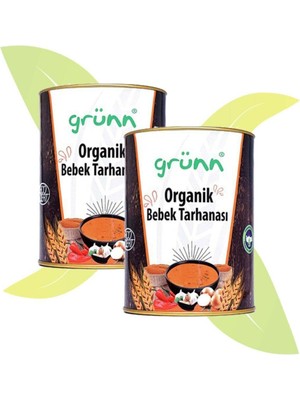 Grünn Organik Bebek Tarhanası 400 gr x 2 Adet