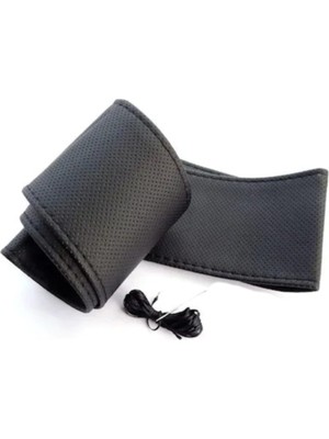 Ayaz Grup Opel Corsa C (2000-2006) Dikmeli Direksiyon Kılıfı  Noktalı Siyah Deri ( Ultra Lüx )